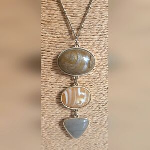 NWI 3-stone Teir Necklace